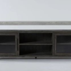 80” TV Stand With Doors Used 8months