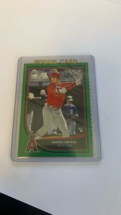 2018 Topps Big League Green Ohtani RC