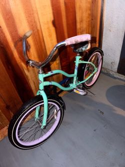 Turquoise Girls Bike