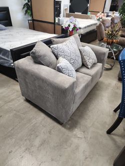Gray Sofa & Loveseat 