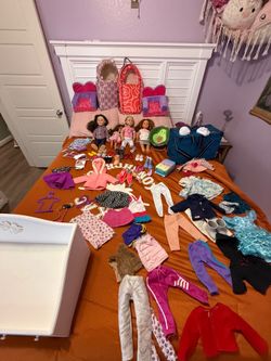 Dolls set clothes/ shoes/ bags/