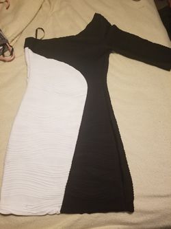 Guess dress, S, blk/white