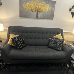 Black Modern Couch 