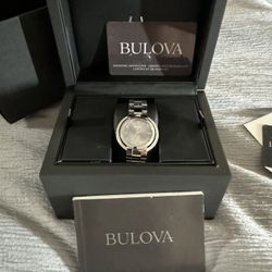 Bulova Women's Rubaiyat Diamond Stainless Steel Bracelet Watch - 123-2302