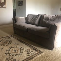 Gray Loveseat 