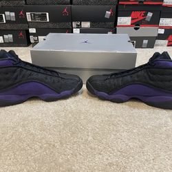 Jordan 13 Black/Court Purple Size 12