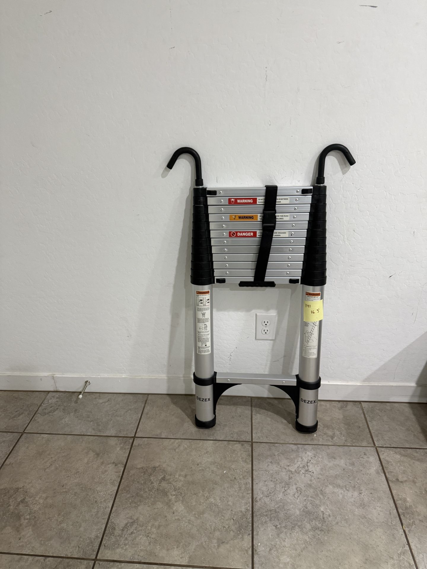 Telescopic Ladder - Large 16.5 Feet - New - L141