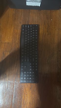 Black Full-Size Wireless Keyboard
