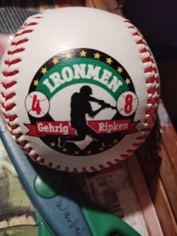 Iron Men Cal Ripken Jr Lou Gehrig Photo Baseball MLB Orioles Yankees