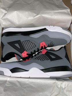 Jordan 4 Retro Infrared Little Kids' Shoes Size 3Y or 4.5W
