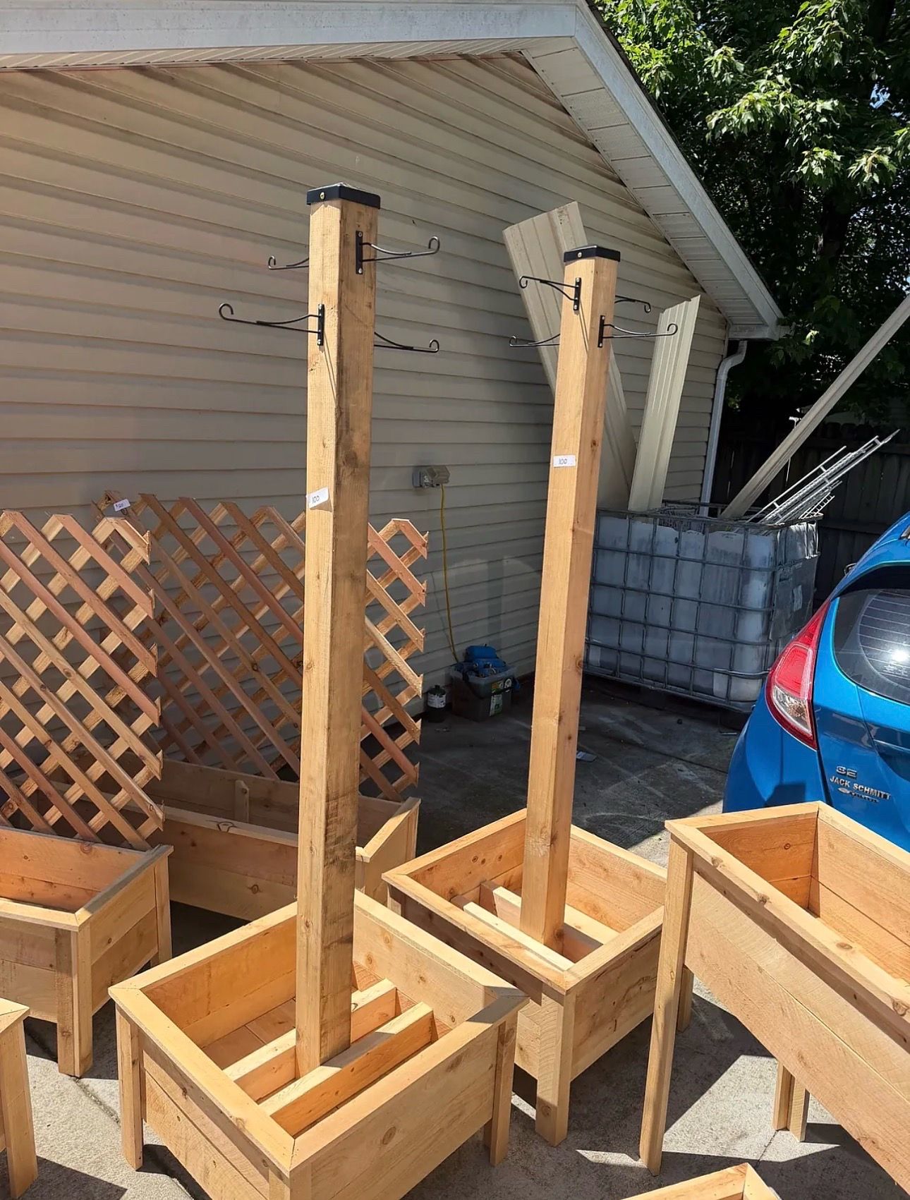 Hanging Planter Boxes / Shepherd Hook Planters 🌿