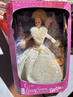 VINTAGE BARBIE 1998 WINTER EVENING BARBIE DOLL SPECIAL EDITION