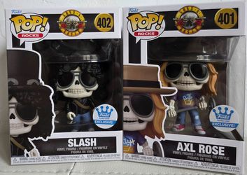 Funko Pop Rocks Guns N Roses Skeleton Exclusives
