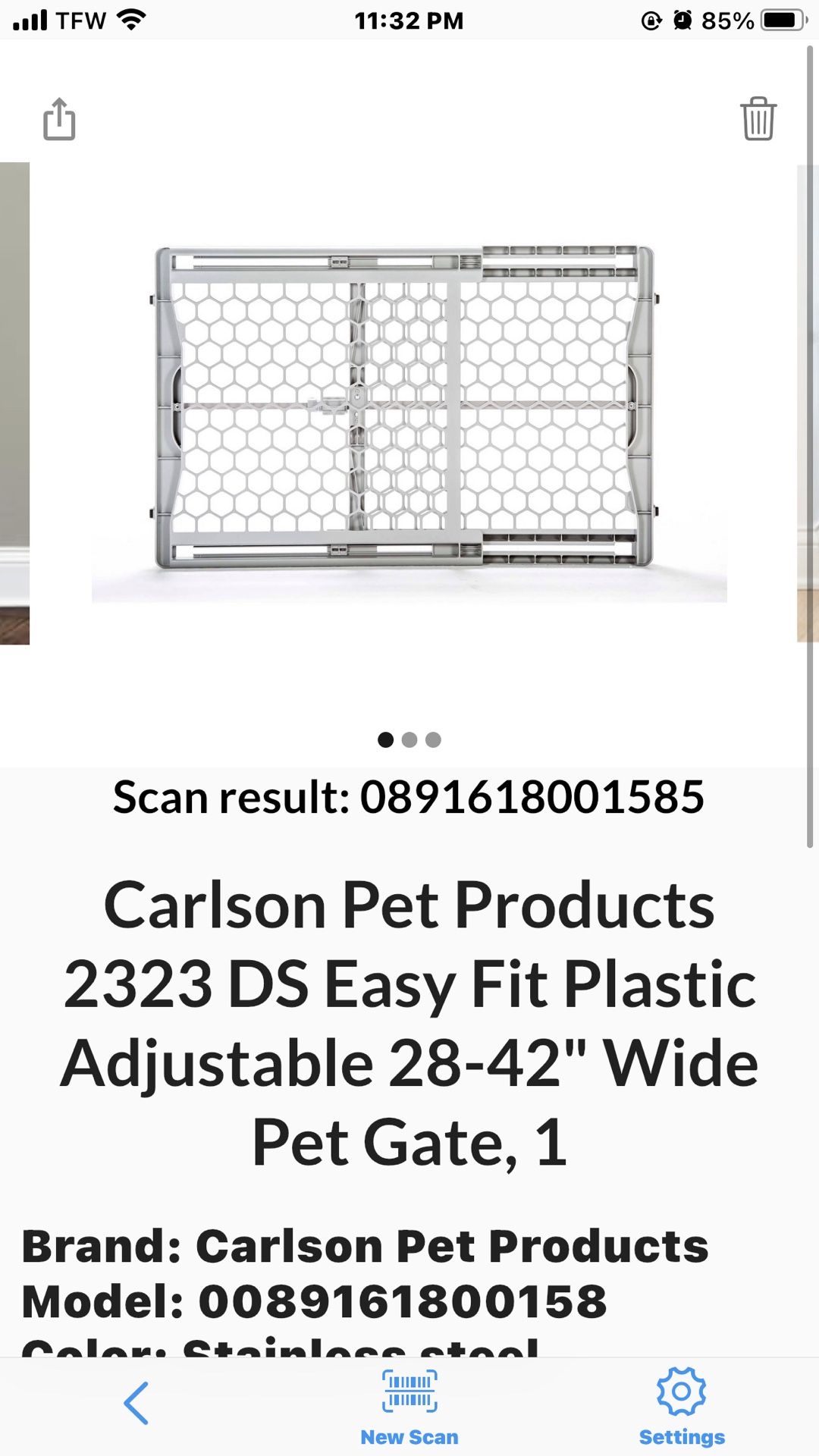 Expandable Pet Gate-NEW 