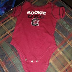 South Carolina Gamecocks USC Rookie USC Baby Onesie Bodysuit 12 Month 