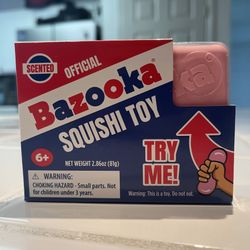 Limited Bazooka Gum Scented Squishy Toy