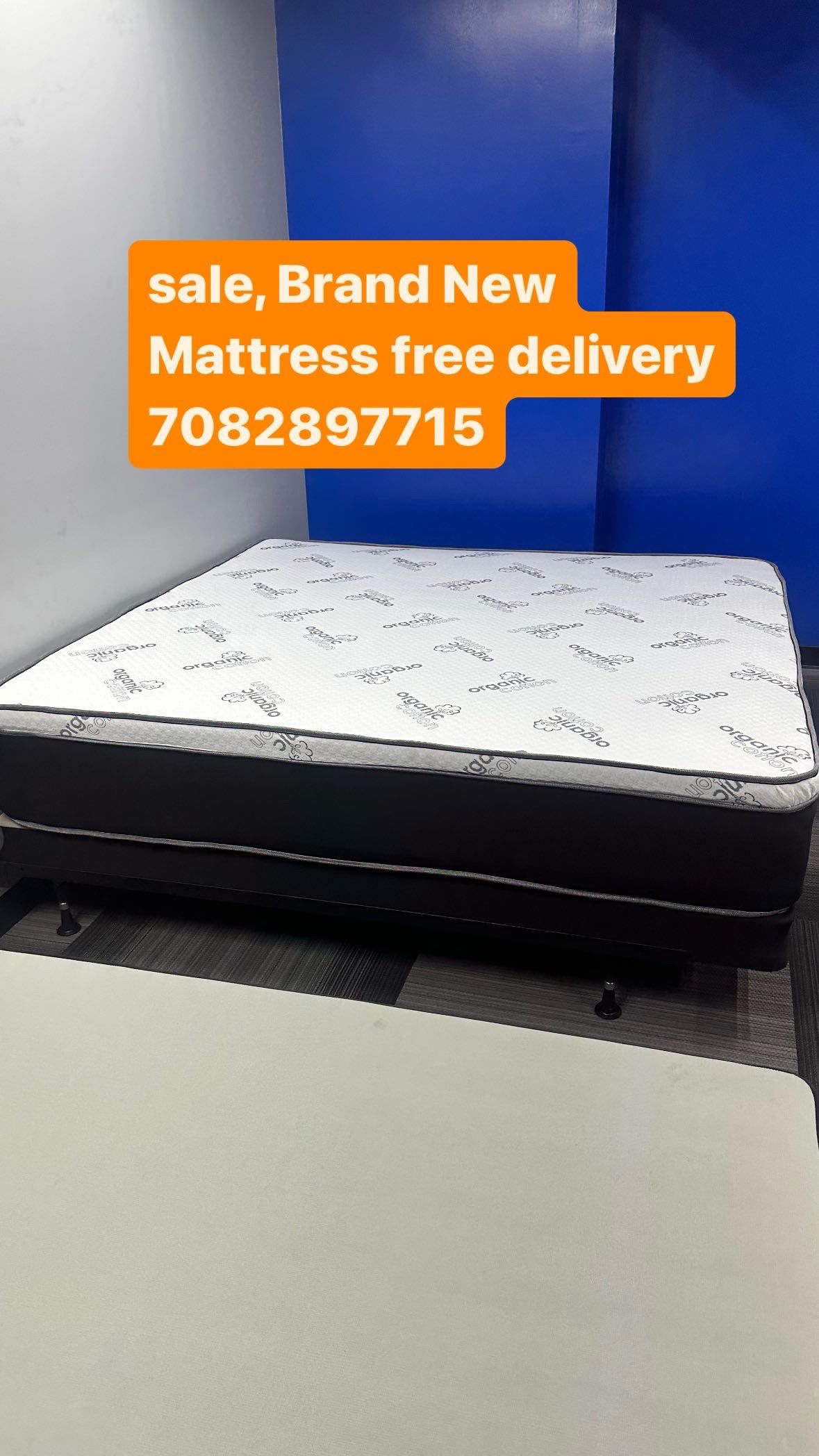 Huge sale for Mattress And Box Twin size mattress and box 150.$ full 190$ Queen 200$ king 290$. Mattress And Box and frame and headboard. King 580$ Qu