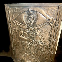 Signed Salvador Dali"Moses and Monotheism" 1974 Original embossed bronze bas-relief