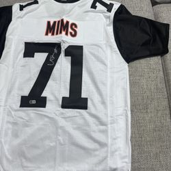 Amarius Mims Signed Autograph Custom Jersey- Beckett Coa - Cincinnati Bengals