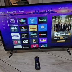 32" TCL Roku TV