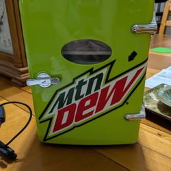 Mtn. Dew Mini fridge 
