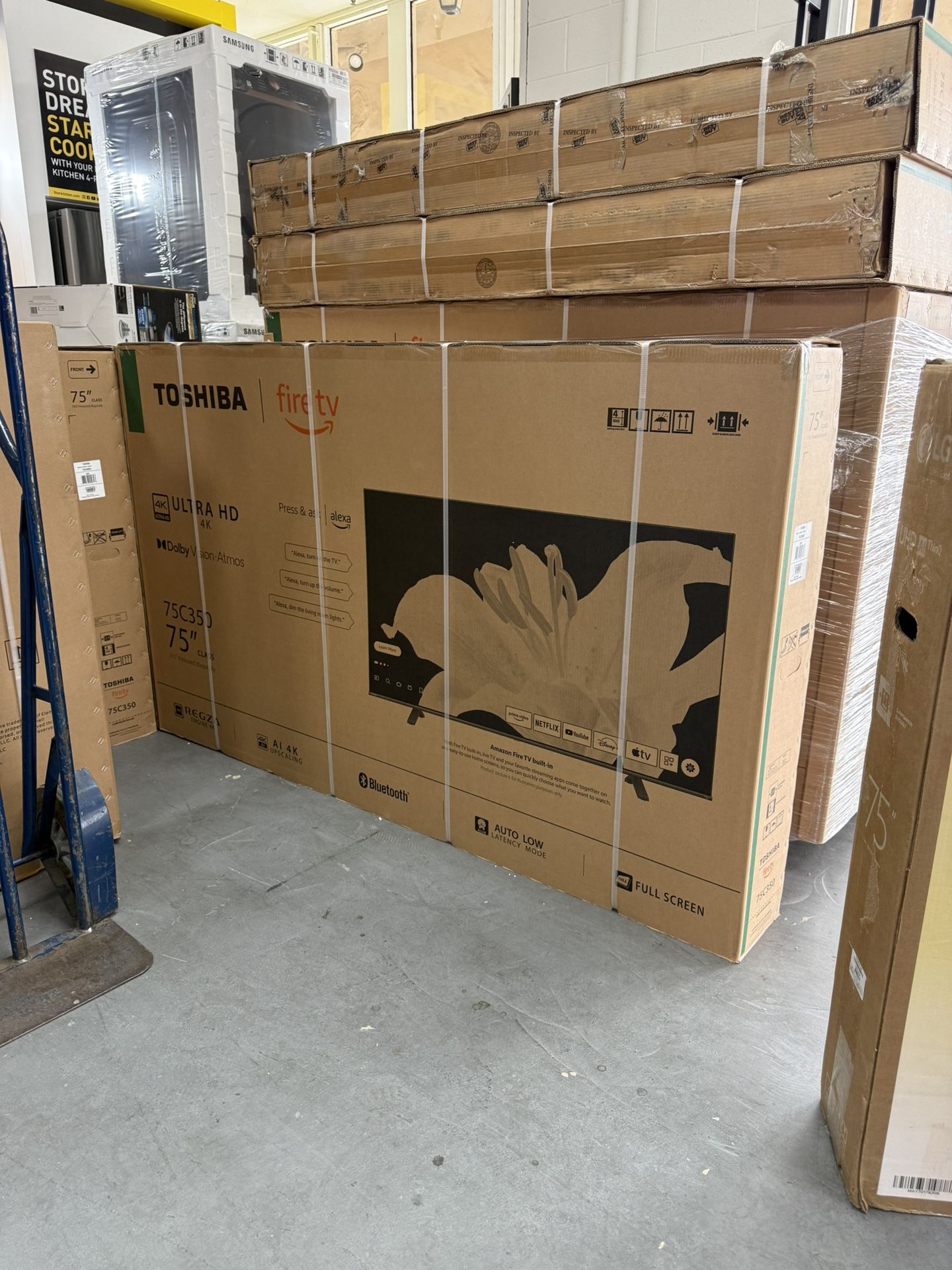 75” TOSHIBA 4K HDR SMART FIRE TV