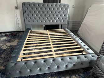 π₯π€ DREAM QUEEN GREY PLATFORM BED π€π₯