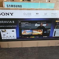 65” Sony smart 4k oled hdr tv Bravia 8 tv