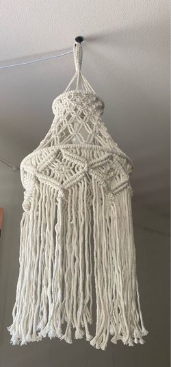 Boho hanging lamp shade