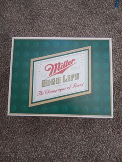 Miller High Life Tin Sign
