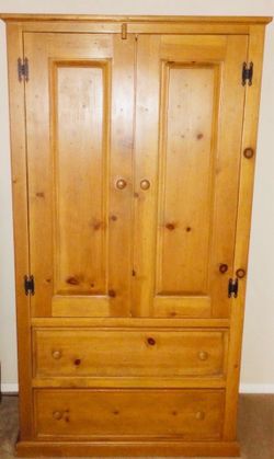 Wood Chest Wardrobe