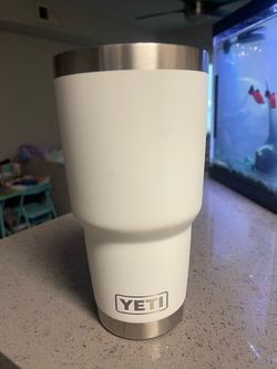Two Yeti Cups (White One and Red One)