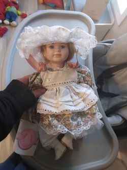 Tussini Hand Crafted Porcelain Doll