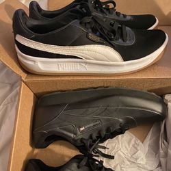 2-pair Size 13 Shoes . 1-Puma And 1-Reebok 