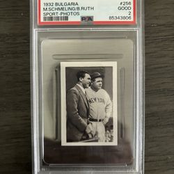 BABE RUTH GRADED 1932 Baseball Card 