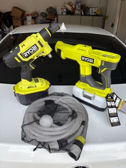 Ryobi -  Battery Pressure Lance 18V ONE+ & PSP02K 18V ONE+ Handheld Electrostatic Sprayer ( Body’s )