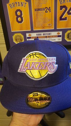 New Lakers New Era Fitted Hat 7 3/4