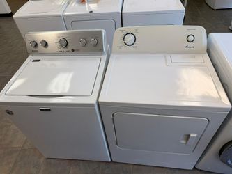 Maytag Washer And Amana Electric Dryer Set 