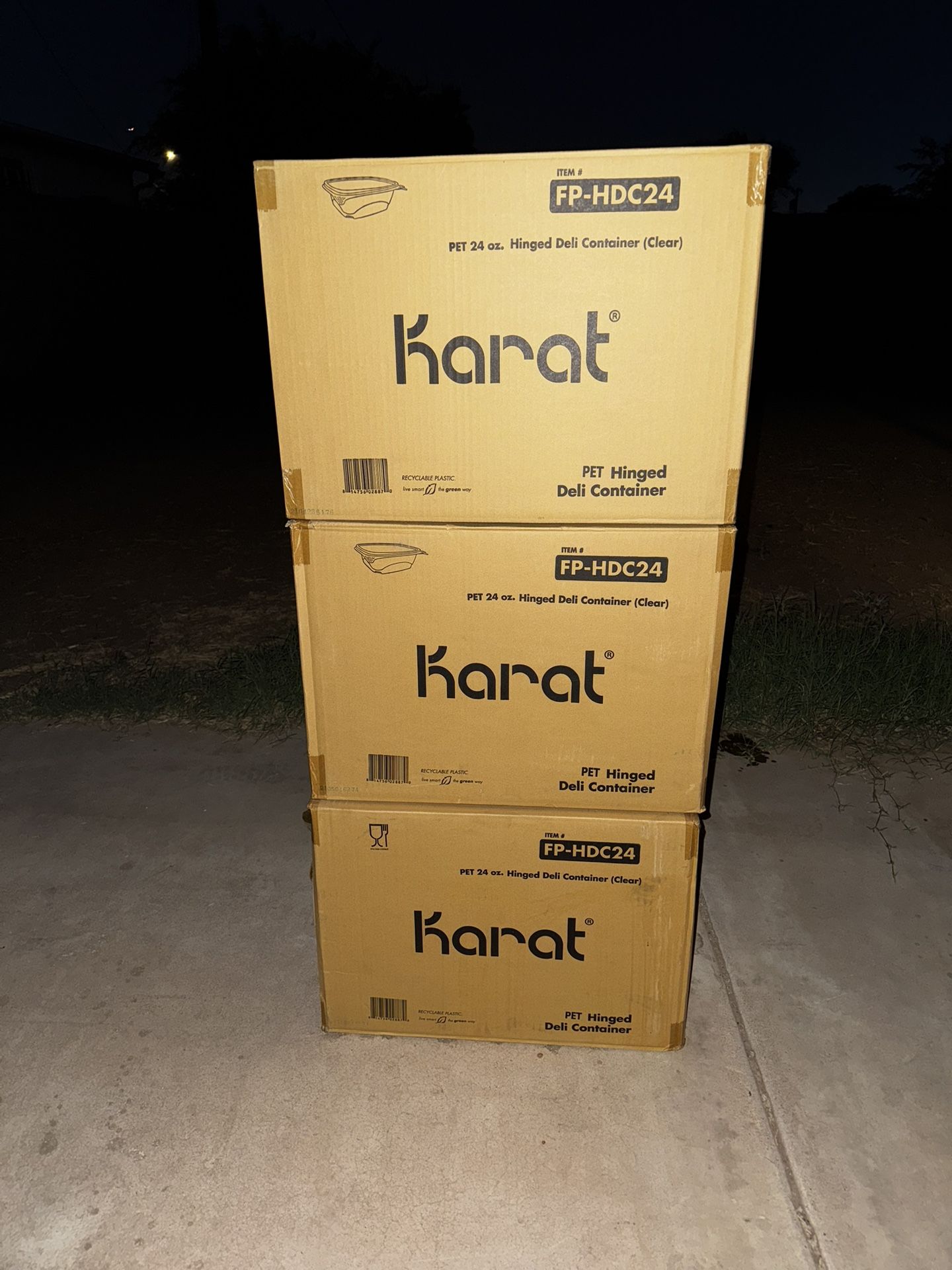 Karat Clear Containers