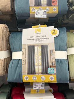 Brand new velvet curtain panel