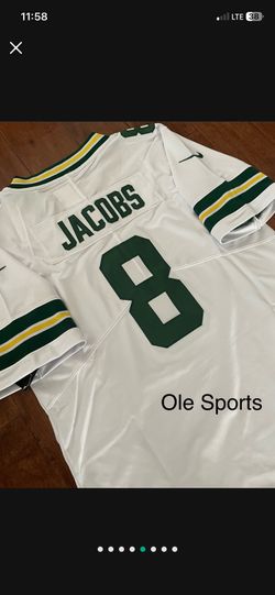 Jacobs White Green Bay Men Jersey