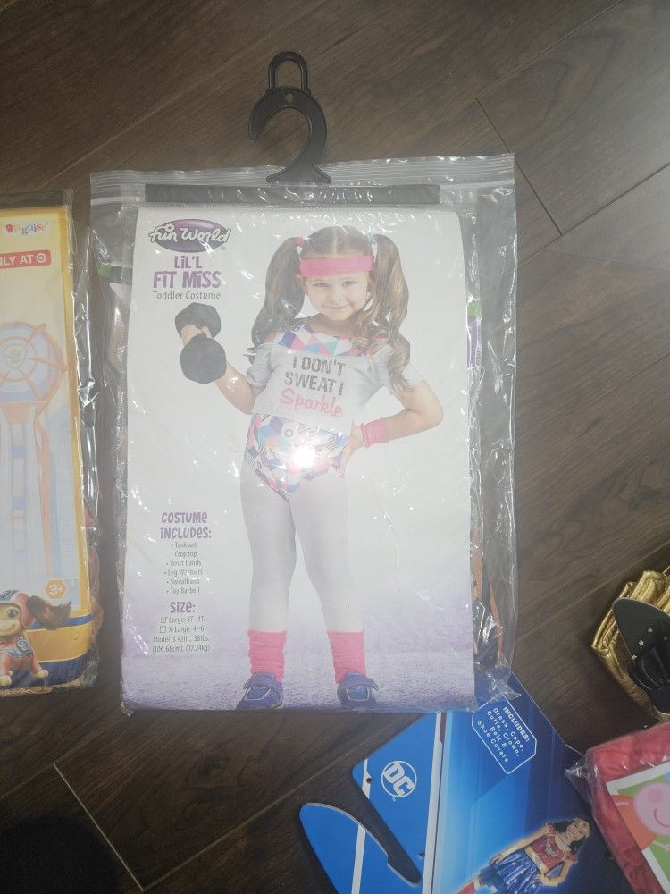 80s Fitness Costume 3T 4T