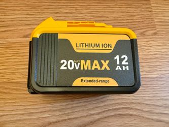 20V MAX 12Ah Lithium-Ion Battery Compatible with DeWalt Tools