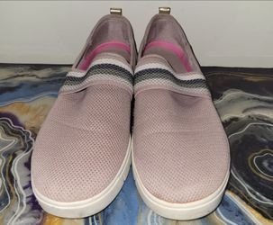 Ryka Womens Haze Slip-on Loafer Vetiver Stripe Mesh/ Size 9.5