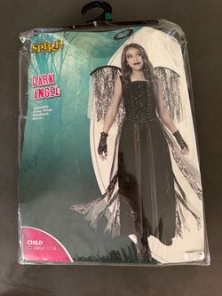 Spirit Dark Angel Halloween Costume Child Large 12-14