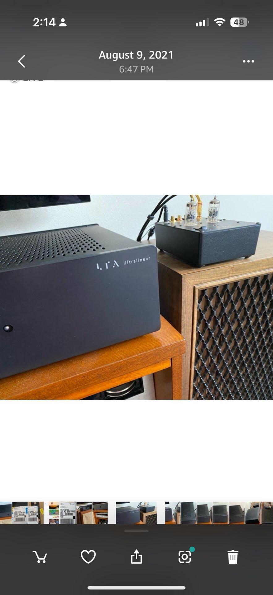 Linear Tube Audio LTA Ultralinear+ Tube HiFi Power Amplifier
