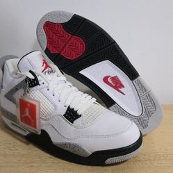 Nike Air Jordan 4 White Cement 2016 Size 12