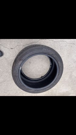 1 - 275/40r19 Delinte Dh2 Tire Good 80% Treads !!!