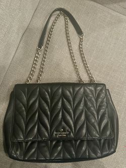 Kate Spade Quilted Black Shoulder Bag.  