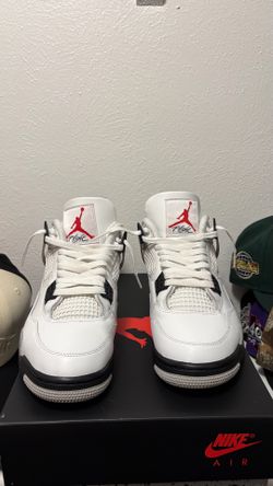 White cement 4’s size 10.5